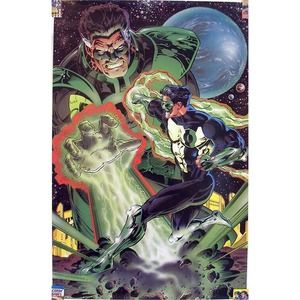 Green Lantern Richard Ory Poster 22x 34 DC Comics 1994 Never Hung Rare Vintage